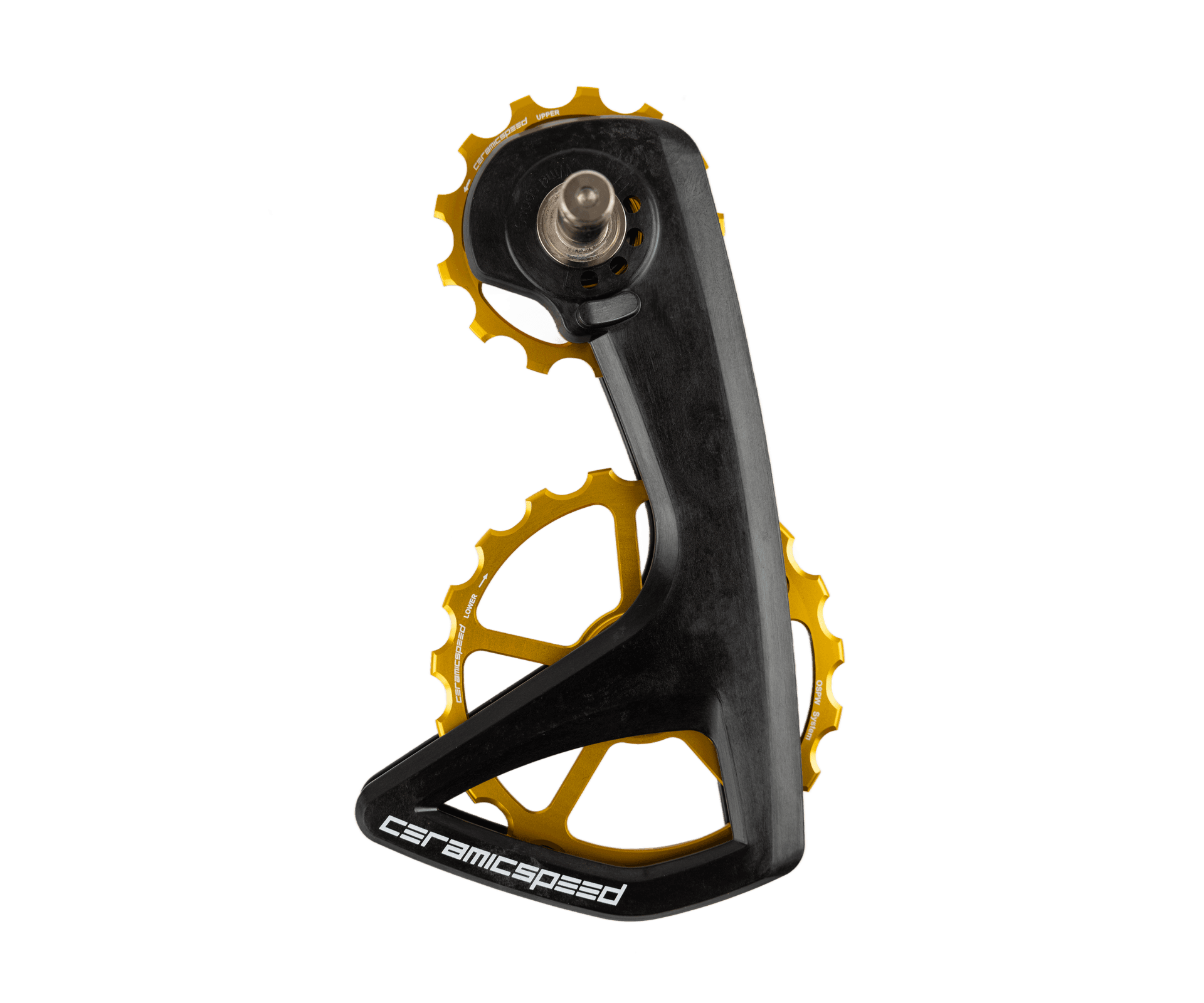 CeramicSpeed Oversized Pulley Wheel (OSPW RS + OSPW X) for Increased Speed and Efficiency in Road and Gravel Cycling, Mountain Biking, Cross and Triathlon Racing for SRAM + Shimano